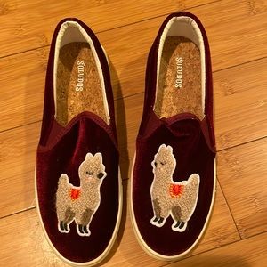 Soludos llama tennis shoes